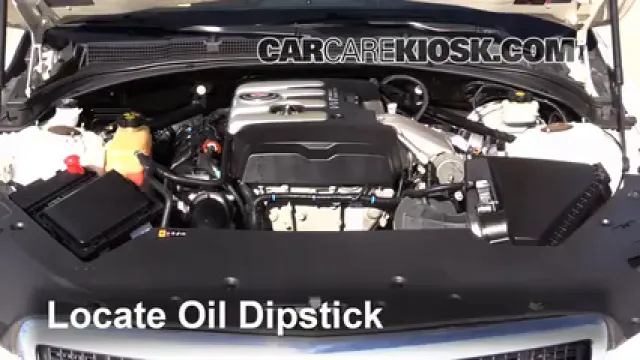 2014 Cadillac ATS 2.0L 4 Cyl. Turbo Oil Check Oil Level